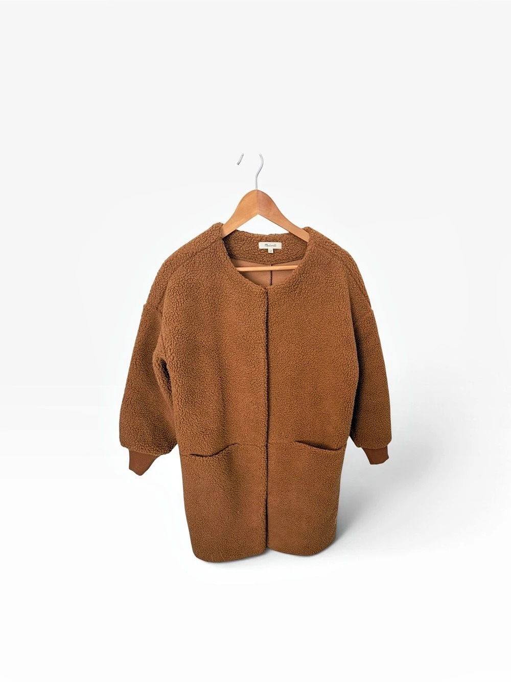 Medswirl Teddy Coat in Brown Size XXS Like New